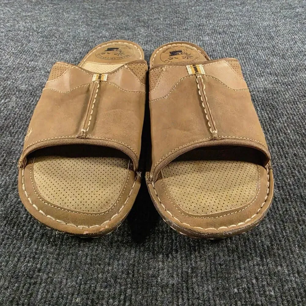 Unbranded Men's Khaki and Tan Sandals